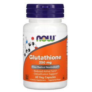 NOW Foods, Glutathione, 250 mg, 60 Veg Capsules