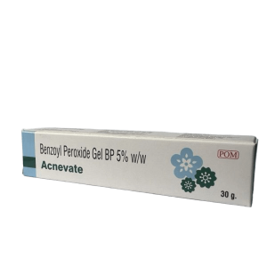 Acnevate (Benzoyl Peroxide gel BP 5% w/w) Gel 30g