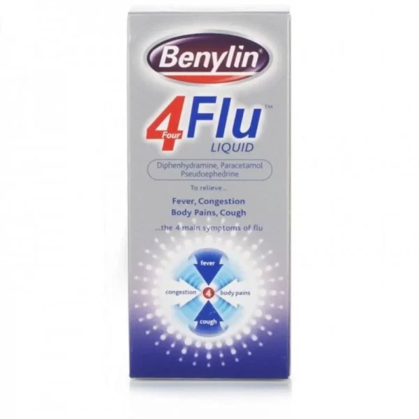 Benylin 4 Flu Syrup 200ml