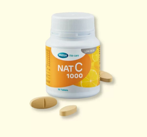 NAT C: High Strength Vitamin C 1000mg 30's