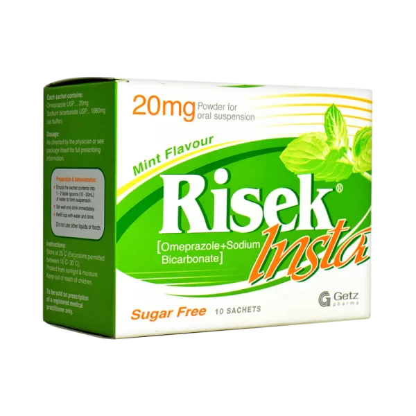 RiseK 20mg Sachets 14's