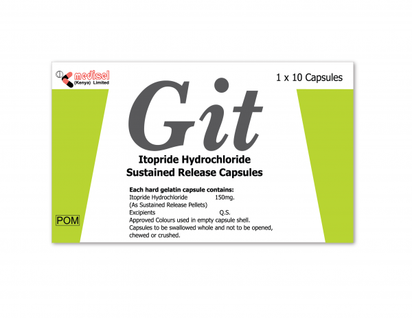 Git 150mg Capsules 10's