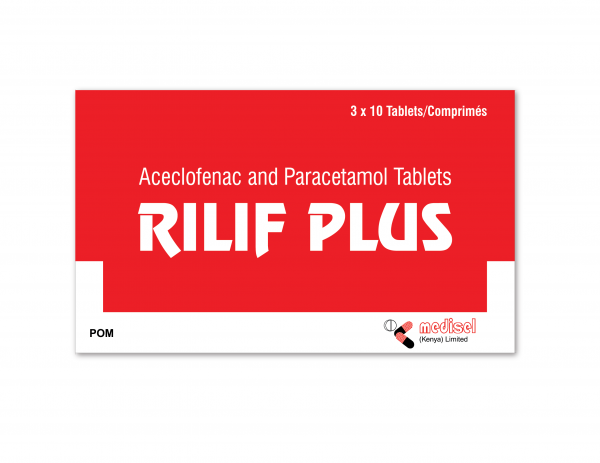 Rilif Plus 600mg Tablets 30's
