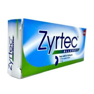 Zyrtec 10mg Tablets 30's