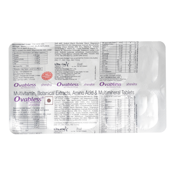 Ovabless Tablets 10's